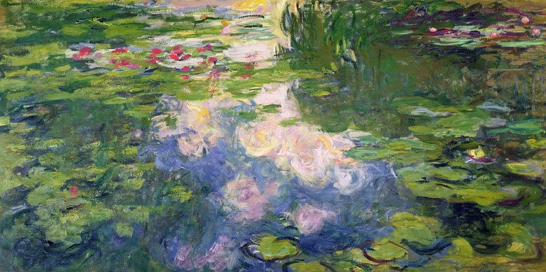 Claude Monet's painting The Water Lily Pond 1897.