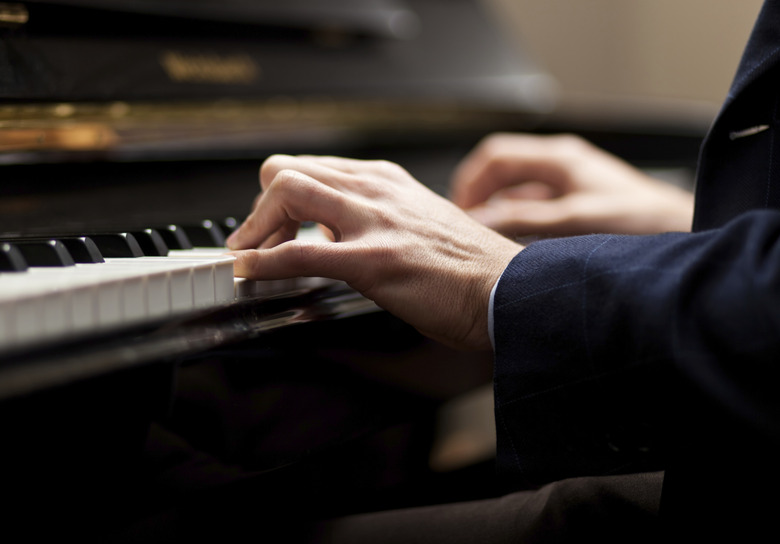 Man playing piano
