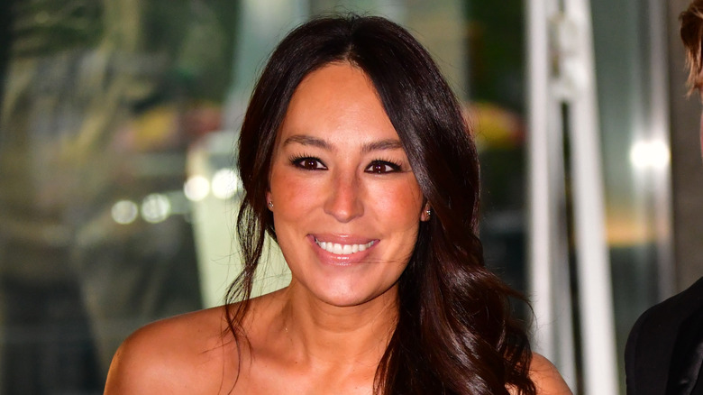 Joanna Gaines smiles at a formal event.