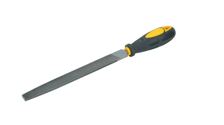 Harbor Freight's 8" flat file sits against a white background.